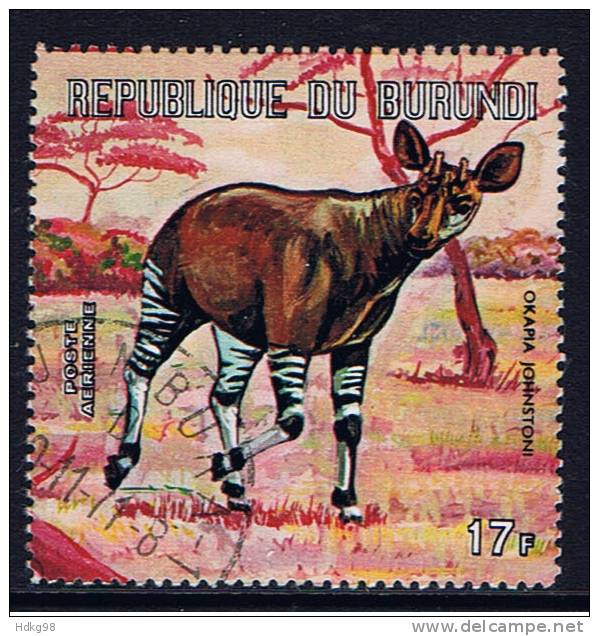 RU+ Burundi 1971 Mi 737-38 Tiere - Gebraucht