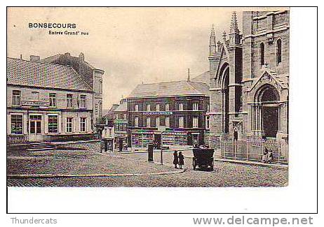 BONSECOURS ENTREE GRAND RUE GRAND MAGASIN CENTRAL ESTAMINET RESTAURANT A LA PRINCESSE - Autres & Non Classés