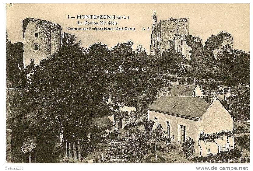 37 MONTBAZON Le Donjon  Joli PLan - Montbazon