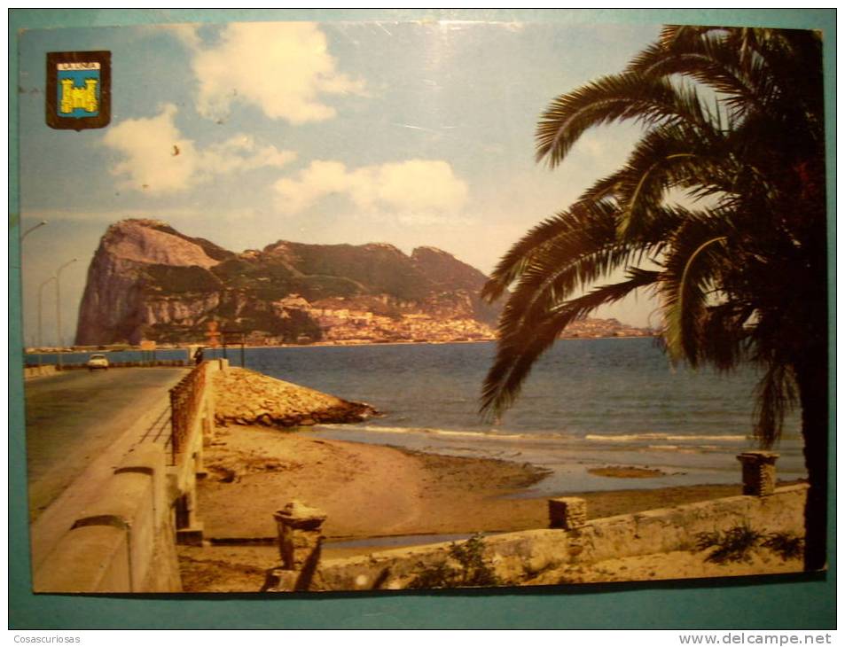 R.2234 ANDALUCÍA CÁDIZ LA LINEA PEÑÓN DE GIBRALTAR AÑOS 60 CIRCULADA MIRA MAS POSTALES DE ESTA CIUDAD EN MI TIENDA - Cádiz