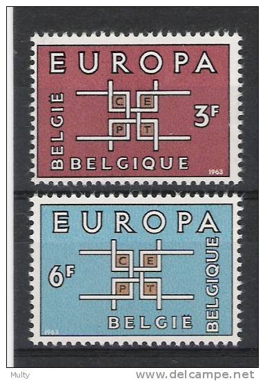 Belgie OCB 1260 / 1261 (**) - 1963