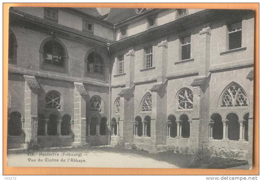 D761 Posieux, Hauterive, Sarine. Vue Du Cloître De L'Abbaye (moines Cisterciens) De Hauterive. - Hauterive