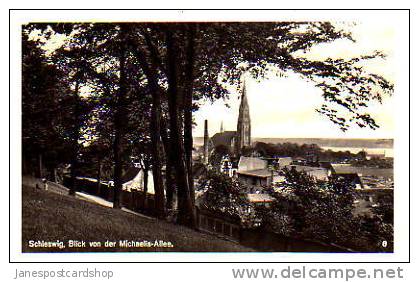 SCHLESWIG Blick Von Der Michaelis-Allee - ECHTE PHOTO - Schleswig-Holstein - Deutschland - Schleswig