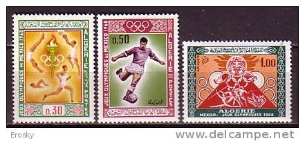 PGL D0129 - JEUX OLYMPIQUES 1968 ALGERIE Yv N°474/76 ** - Summer 1968: Mexico City