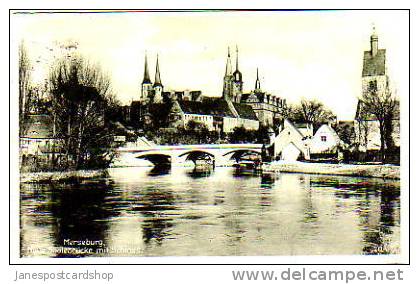 MERSEBURG - Neue Saalbrucke Mit Schloss - Saxony-Anhalt - Deutschland - Merseburg