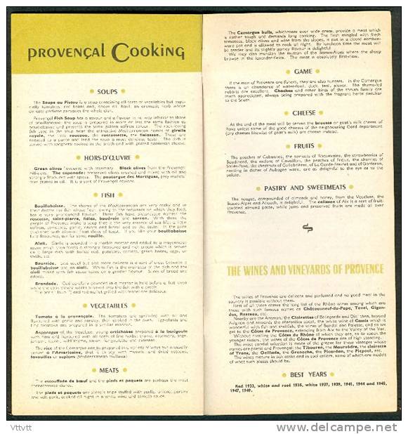 La Provence : Dépliant Touristique En Anglais, English (années 1940) 30 Pages, Villes Et Villages, Hotels, Musées... - Cultural