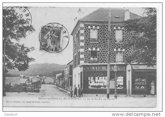 92 // NANTERRE, Fot Du Mont Valérien Vu De La Route De Paris, Ed Richard, ANIMEE - Nanterre