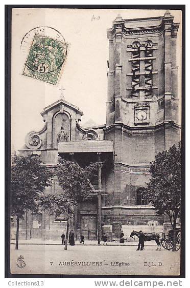 SEINE SAINT DENIS - Aubervillers - L'église - Aubervilliers