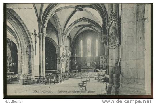 19 USSEL Intérieur De L'église St Martin - Ussel