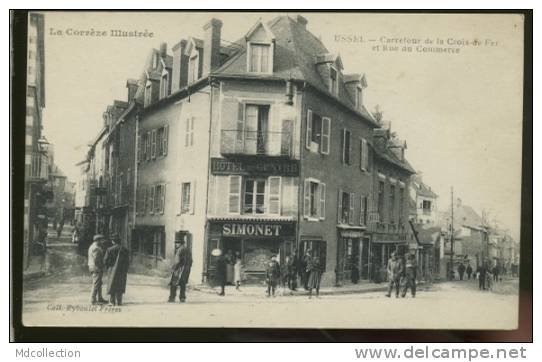 19 USSEL Carrefour De La Croix De Fer Et Rue Du Commerce - Ussel