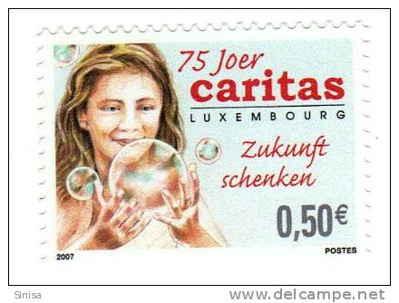 Luxembourg / 75 Years Caritas - Neufs