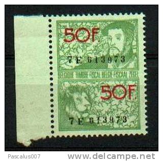 A00031 - Timbre Fiscal Belge Xx - 50F - 1.8 - Timbres