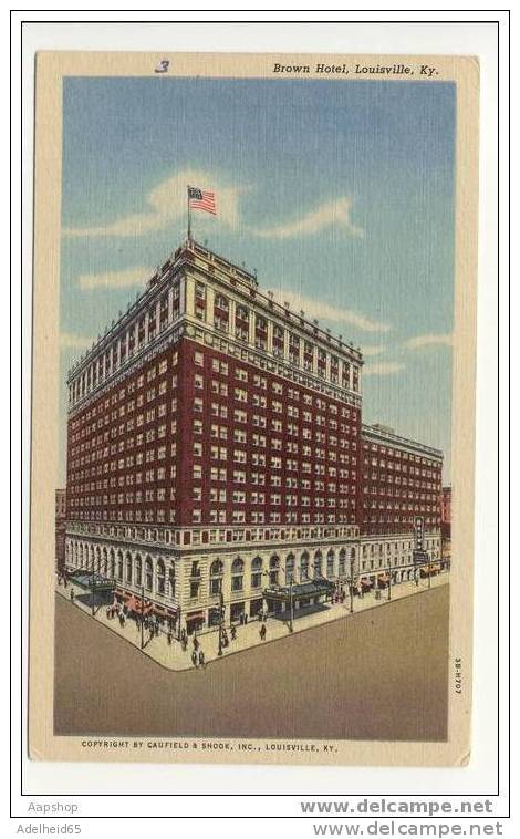 Brown Hotel, Louisville, KY Caufield & Snook Kentucky - Altri & Non Classificati