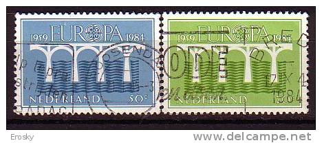 Q8959 - NEDERLAND PAYS BAS Yv N°1221/22 - Gebraucht