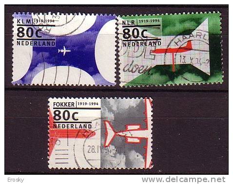 Q9123 - NEDERLAND PAYS BAS Yv N°1472/74 - Used Stamps