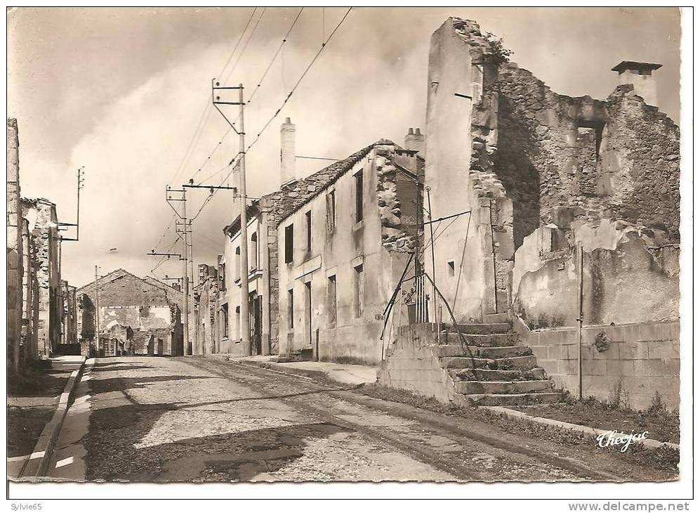 ORADOUR SUR GLANE-cité Martyre-10 Juin 1944-la Rur Principale - Oradour Sur Glane