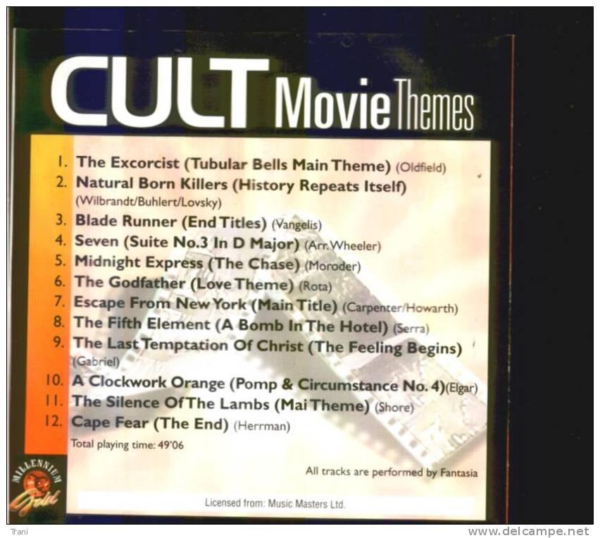 CULT MOVIES THEMES - Filmmuziek