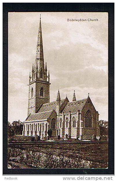 Early Postcard Bodelwyddan Church Flintshire Wales - Ref 287 - Flintshire