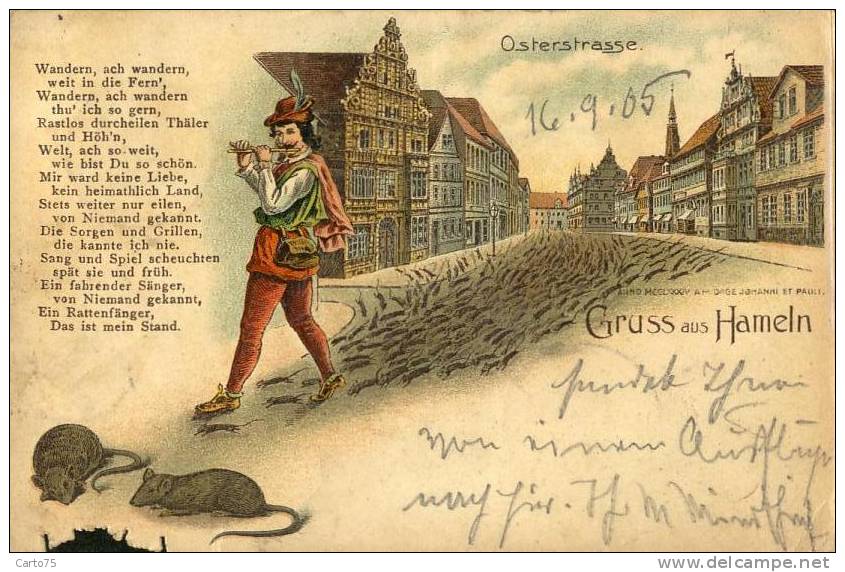 Conte - Gruss Aus Hameln - Osterstrasse - Rat - Posts Marks - Fairy Tales, Popular Stories & Legends