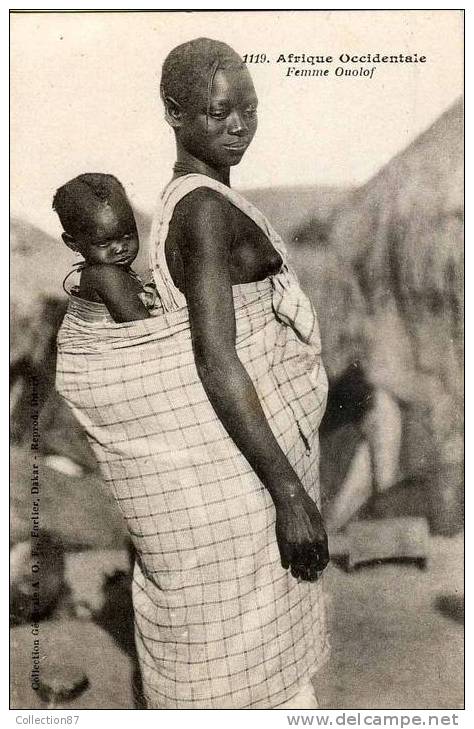 COLLECTION FORTIER N° 1119 - AFRIQUE - SOUDAN - JEUNE FEMME OUOLOF - Soudan