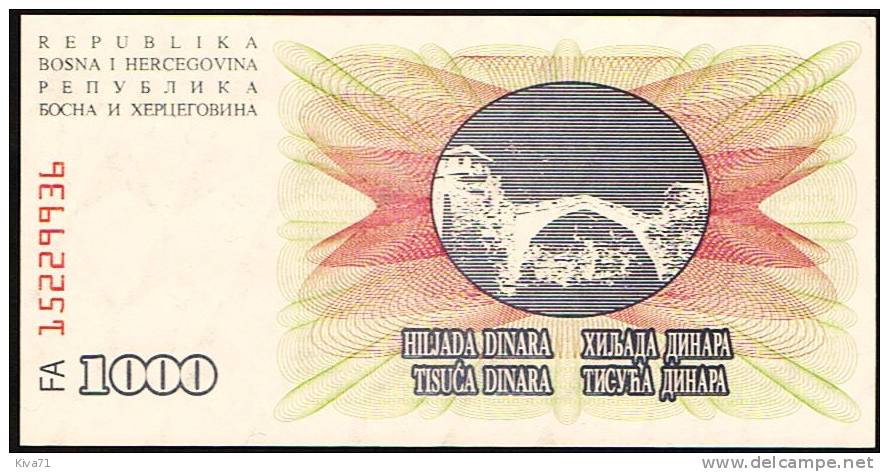 1000 Dinard    "Bosnie-Herzegovine"       1992     Bc 15 - Bosnien-Herzegowina