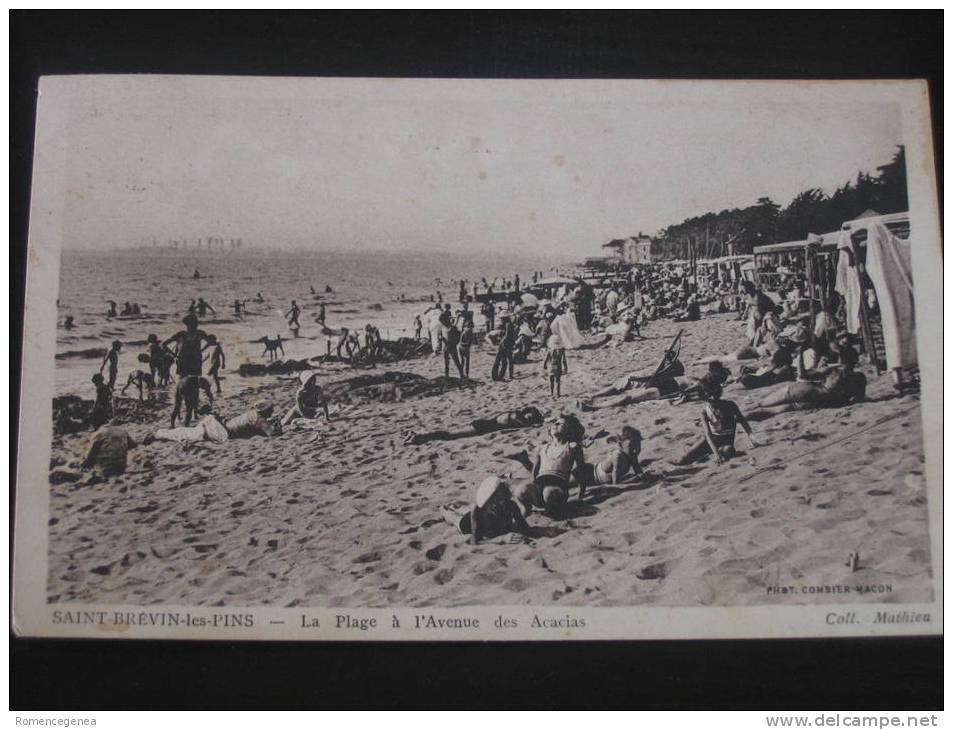 SAINT-BREVIN-LES-PINS - La Plage à L´Avenue Des Acacias - Animée - Saint-Brevin-les-Pins