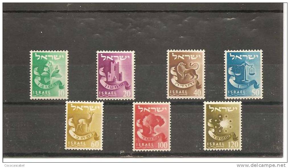 Israel. Nº Yvert  128-132A (MNH/**). - Unused Stamps (without Tabs)