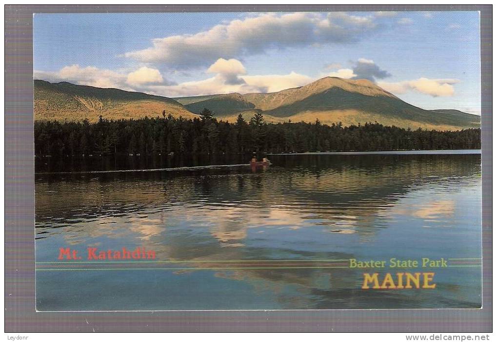 Baxter State Park, Maine - Canoeing The Waters Of Daicey Pond - Andere & Zonder Classificatie