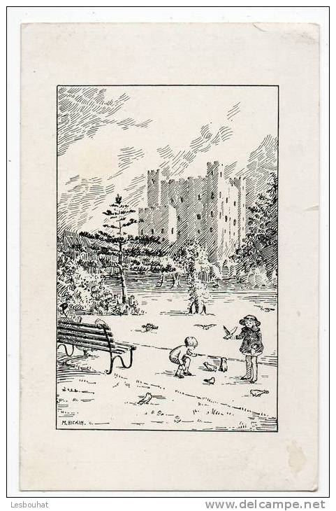 Royaume Uni /  The  "GUNDULPH " Series ... M. Hickin, Castle Gardens Rochester - Rochester