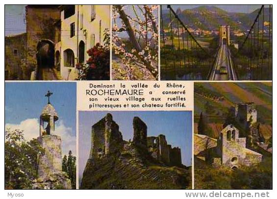 07 ROCHEMAURE Quelques Aspects Du Vieux Village - Rochemaure