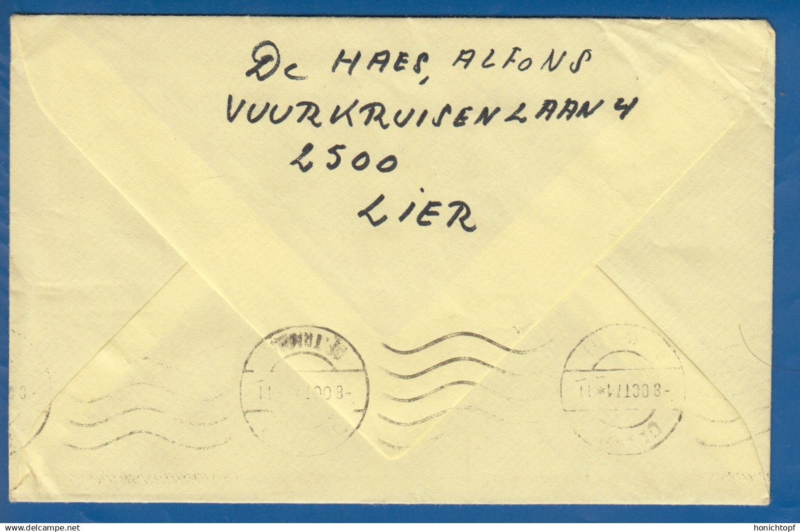 Belgien; 1971 Brief; Mi. 1632; Stempel Eerste Kring Dames Filatelisten Antigone Antwerpen - Covers & Documents