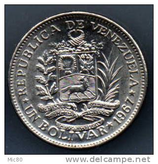 Vénézuela 1 Bolivar 1967 Sup - Venezuela