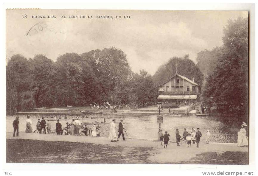 T546 - Bruxelles - Au Bois De La Cambre - Le Lac - Parks, Gärten