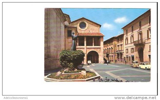 17096)cartolina Illustratoria  Rieti - Piazza Mariano Vittori - Rieti