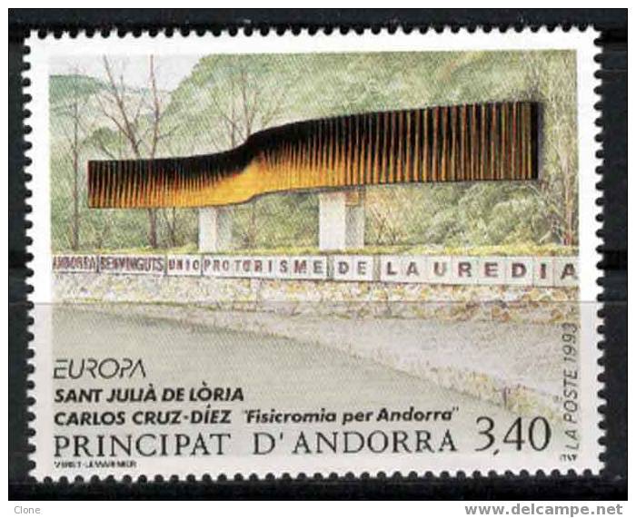 Andorre Français - 430**/431** (YT) - EUROPA : Art Comptemporain. - 1993