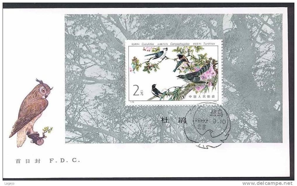 CHINE T079MFDC Oiseaux Bénéfiques - 1980-1989