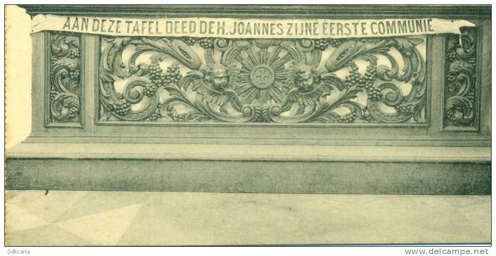 Diest - H. Tafel Waaraan De H. Johannes Berchmans Zijne Eerste H. Communie Deed - Diest