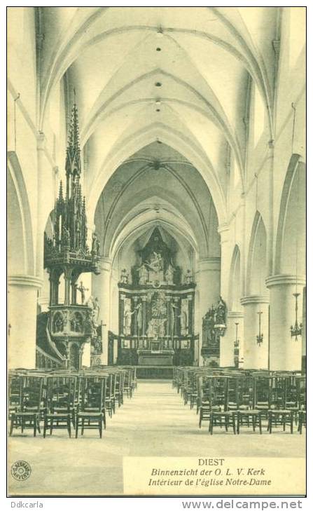 Diest - Binnenzicht Der O. L. V. Kerk - Diest