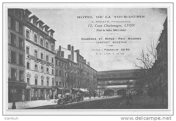 38 // LA TOUR DU PIN, Hotel L.RELAVE Propriétaire, Cours CHarlemagne, - La Tour-du-Pin