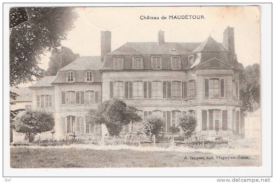MAGNY-EN-VEXIN ( Val D'Oise) : Chateau De Maudétour ; TB - Magny En Vexin