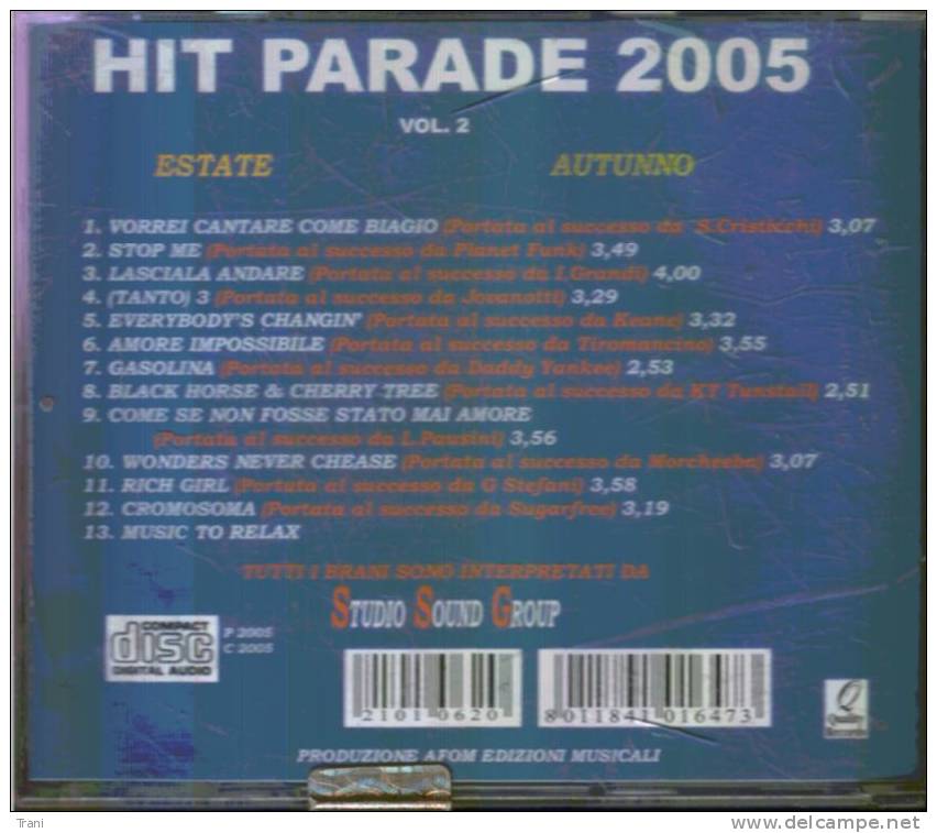 HIT PARADE 2005 - VOL. 2 - Disco & Pop