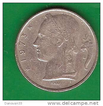 5  Francs   BELGIQUE  1973  (PRIX FIXE)       (DH18) - 5 Francs