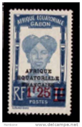 GABON  N° 111  Neuf  X (avec Trace De Charn...) - Unused Stamps