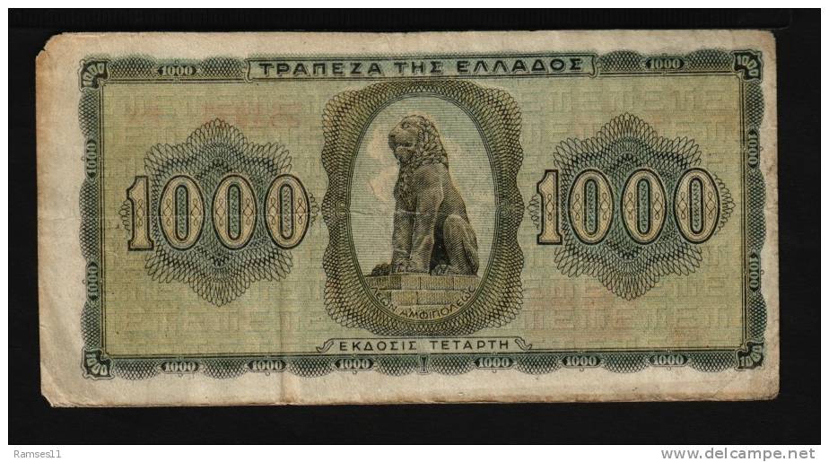 GREECE / GRIECHENLAND - 1.000 Drachmai, 1942, P-118 B - Greece