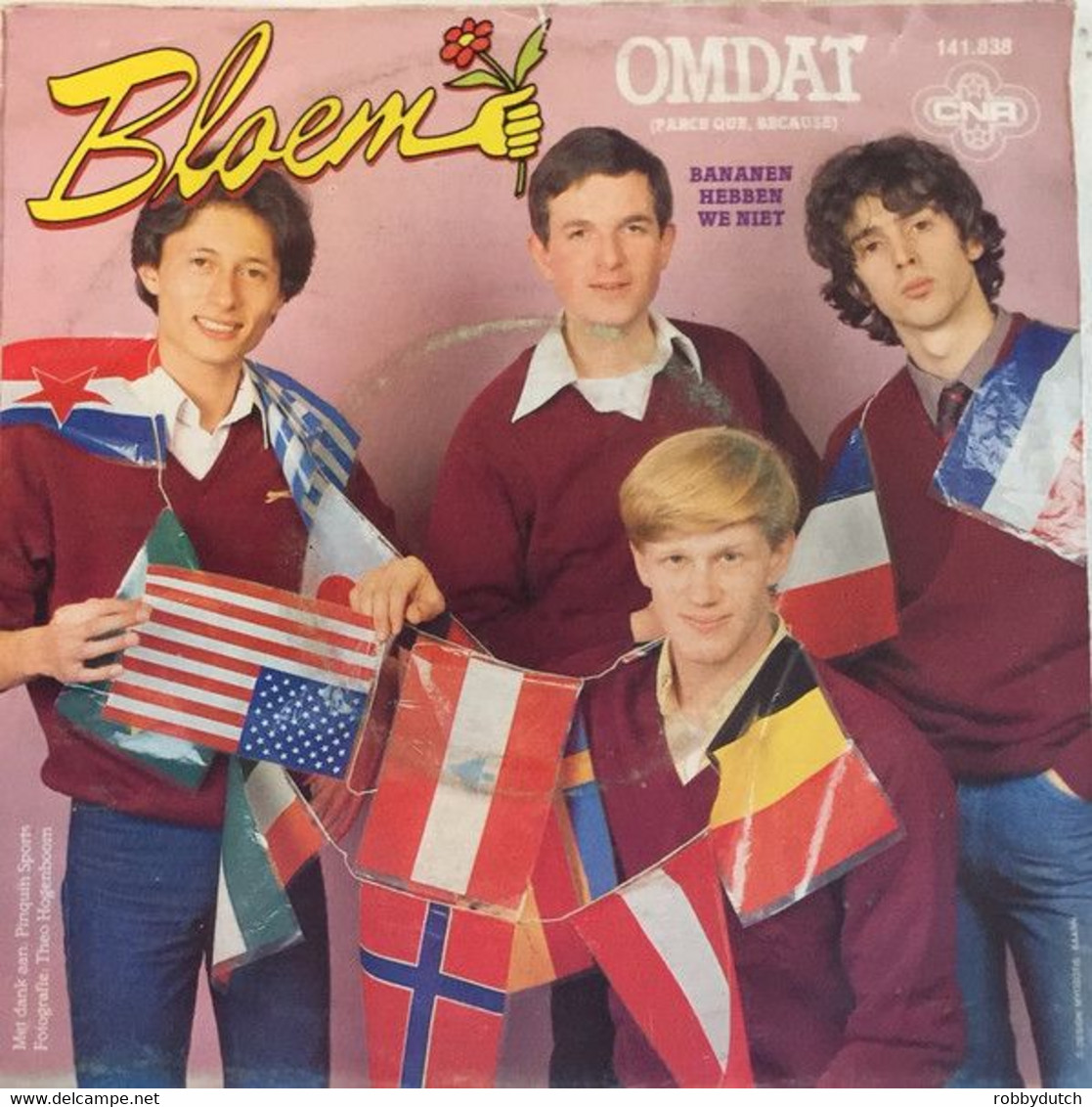 * 7" *  BLOEM - OMDAT (Holland 1982) - Andere - Nederlandstalig