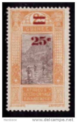 GUINEE 1924  N° 99  Neuf X Avec T De Ch - Unused Stamps