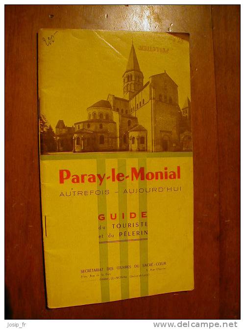 Dépliant Touristique PARAY-LE-MONIAL Vers 1930 - Franche-Comté