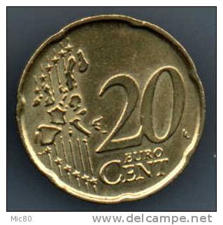 Italie 20 Cts Euro 2002 Sup - Italy