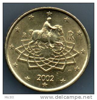 Italie 50 Cts Euro 2002 Sup/spl - Italy
