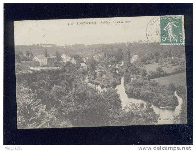 Pont-scorff Vallée Du Scorff Au Leslé édit.laurent N° 3109    Belle Carte - Pont Scorff